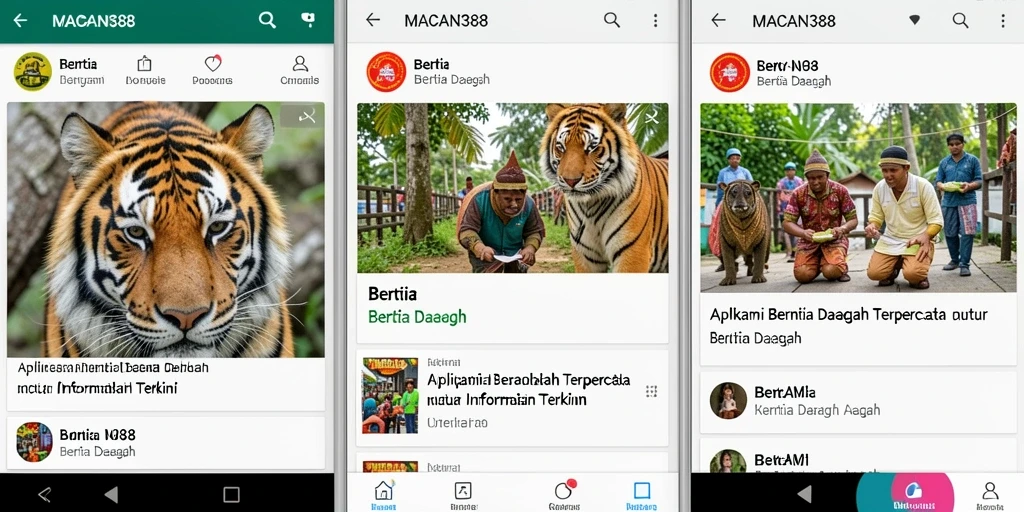 Tampilan antarmuka aplikasi MACAN388 yang sederhana dan fungsional.