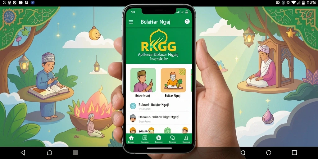 Antarmuka RKGG yang interaktif untuk Belajar Ngaji.