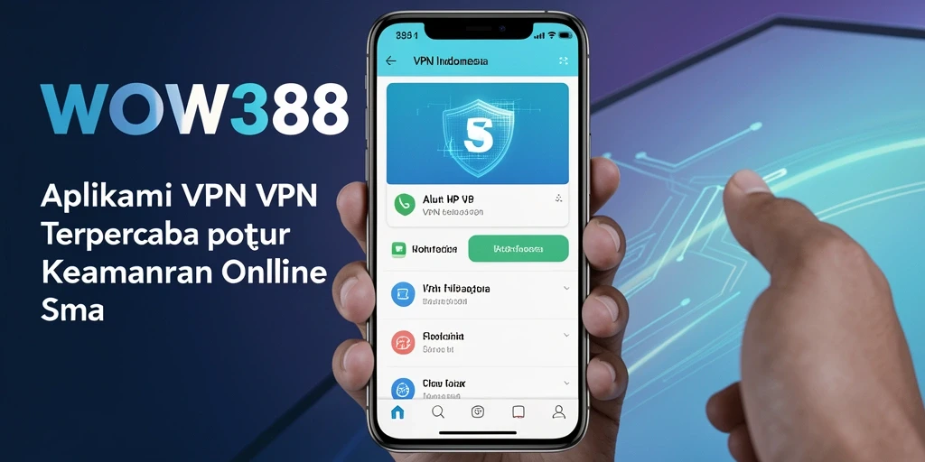 Antarmuka aplikasi WOW388 yang sederhana dan mudah digunakan.