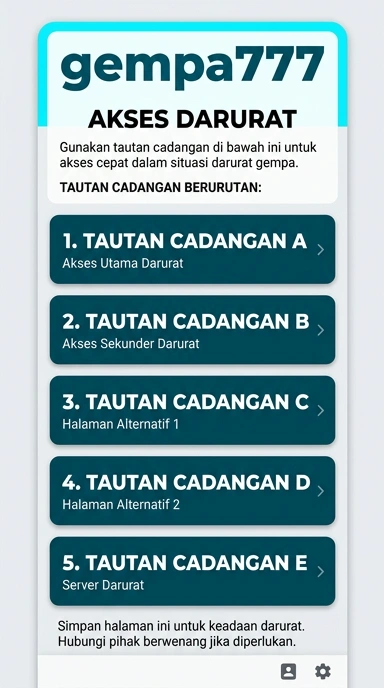 Link Alternatif gempa777 untuk Akses Mudah